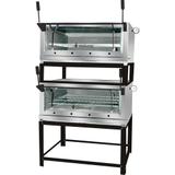 Forno Roma 90 cm Duplo FIRID90 de Lastro com Pedra Refrataria a Gás Venâncio