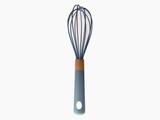 Fouet Batedor De Ovos Bolo Silcone e Bambu 26 cm - Bekasa