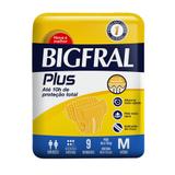 Fralda Adulta Bigfral Plus M - 9 Unidades