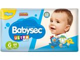 Fralda Babysec Ultrasec Galinha Pintadinha Tam. G 8,5 a 12k - G 64 Unidades