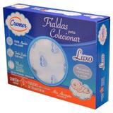 Fralda de Pano Cremer de Luxo Azul Estampado