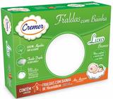 Fralda de Pano Luxo Branca Com Bainha Cremer - Caixa Com 5 Unidades - 70x68cm