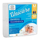 Fralda Descartável Geriátrica Unicare M C/50 Pacotão Econômico