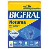 Fralda geriatric bigfral noturna m 8 pct. c/8 cxf