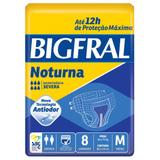 Fralda geriatrica bigfral noturna m c/8