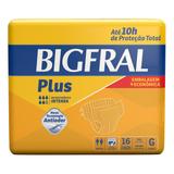 Fralda Geriátrica Bigfral Plus G - 16 Unidades