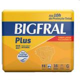 Fralda geriatrica bigfral plus g 4 pct.c/16 cxf