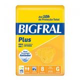 Fralda Geriátrica Bigfral Plus G com 8 Unidades - União