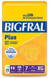 Fralda geriatrica bigfral plus xg c/ 7