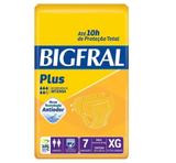 Fralda Geriátrica Bigfral Plus XG - Com 7 Unidades