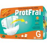 Fralda geriatrica protfral g 4 pct.c/30 cxf