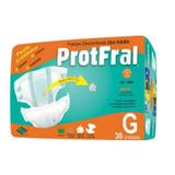 FRALDA GERIATRICA PROTFRAL INCONTINENCIA MODERADA TAM G c/ 30 unid