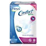 Fralda Geriátrica Tena Confort Biofral Unissex G 8 Unidades