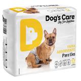 Fralda Higiênica Dogs Care Ecofralda Gel para Machos M - 12 Unidades