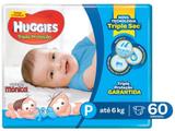 Fralda Huggies Tripla Proteção - Tam P 60 Unidades