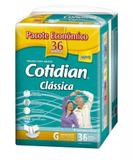 Fralda P/ Adultos Cotidian Clássica Tamanho G - C/36 Unissex