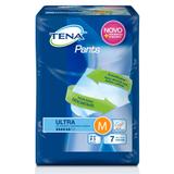 Fralda roupa íntima tena pants ultra unissex m 7 unidades