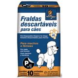 Fraldas Descartáveis para Cães Tamanho P - Pet society