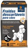Fraldas Descartáveis Pet Society Tamanho G