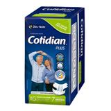 Fraldas Geriátrica Cotidian Plus XG Com 7 Unidades