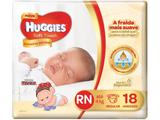 Fraldas Huggies Turma da Mônica Primeiros 100 Dias - Tam RN 18 Unidades Tecnologia Respirável