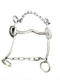 FREIO AÇO INOX bocal LEVE CHAPÉU PERNA RETA MONTARIA CAVALO - Selaria serrano
