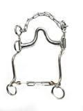Freio alto bocal ferro perna s inox cavalo - Selaria serrano