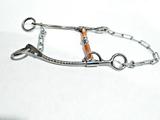 FREIO BRIDÃO AÇO INOX BOCAL COBRE cavalo rodeio - Selaria serrano