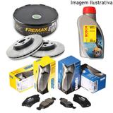 Freio discos pastilhas fluido honda new civic 1.8 07/12 (kit dianteiro) - Kit - freio (fremax/jurid)