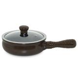 Frigideira 20cm 1.5 Litros Em Cerâmica Chocolate Ceraflame