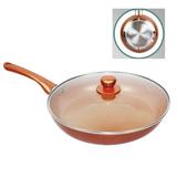 Frigideira 28 cm Panela Antiaderente Cerâmica Titânio Titanio - Cabine