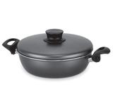 Frigideira Antiaderente com Alças e Tampa Paris Tramontina - Preto / 22 Cm