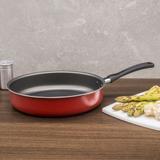 Frigideira Antiaderente Garlic 24Cm Vermelha - Brinox