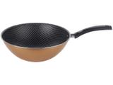 Frigideira Antiaderente Multiflon Alumínio Wok - 58128G Dourada 28cm