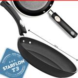 Frigideira Antiaderente Tramontina Preta Cabo Silicone 24 Cm Monaco