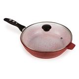 Frigideira com Revestimento de Cêramica Vermelho - Aluminios j.r