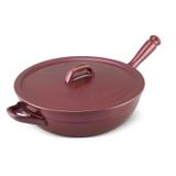 Frigideira de cerâmica ceraflame martelada 28cm 2000ml - rose gold