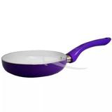 Frigideira de indução com Revestimento Cerâmico e fundo triplo - 16 Cm - Roxo beringela - Idea