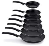 Frigideira Francesa Alumínio Gourmet Preta 20cm - Multiflon