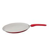 Frigideira Panquequeira 28cm Cerâmica Antiaderente Indução Vermelha - Idea