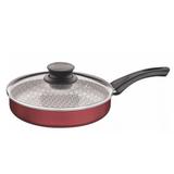Frigideira Reta Alumínio 22Cm Com Tampa - Tramontina