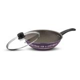 Frigideira rochedo wok 28 cm viva r2g1s5a61 - Seb