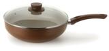 Frigideira Wok 28 C Tampa Chocolat - MFL33828 - Multiflon