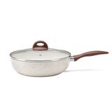 Frigideira Wok 28cm Ceramic Life Smart Plus Brinox com Tampa
