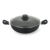 Frigideira wok com alças Multiflon Gourmet Vapore 28cm preta