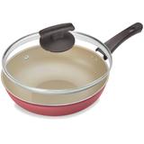 Frigideira Wok e Risoteira Tampa de vidro nr 28 Fortaleza