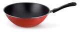 Frigideira Wok Oriental 28 com Cabo Vermelho Multiflon