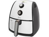 Fritadeira Elétrica Sem Óleo/Air Fryer Midea - Liva Branca e Preta 4L com Timer