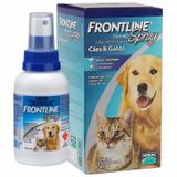 Frontline Spray Antipulgas E Carrapatos Cães E Gatos 100ml - Merial