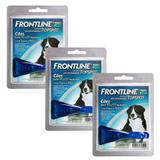 Frontline Top Spot Antipulgas Cães 40 a 60kg Kit 3 unidades Boehringer - Merial boehringer